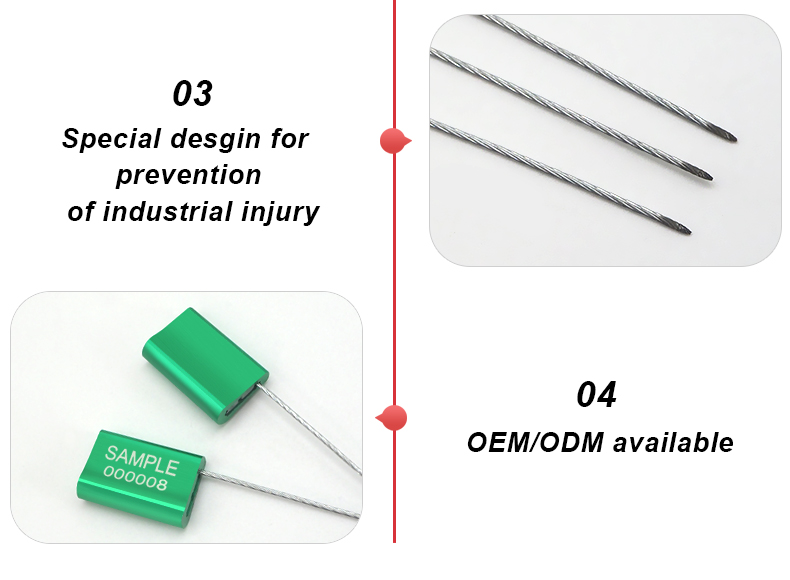 this is a steel cable tie picture