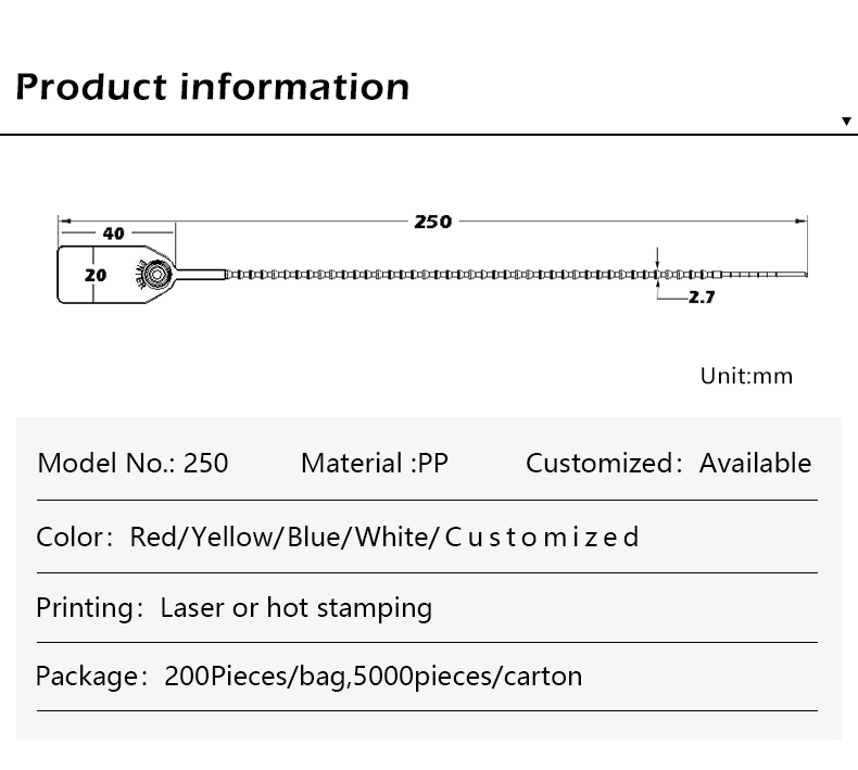 this is a plastic lock seal