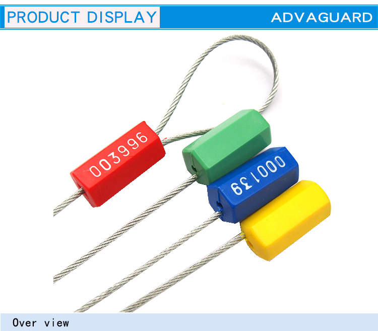 this is a steel wire seal picture